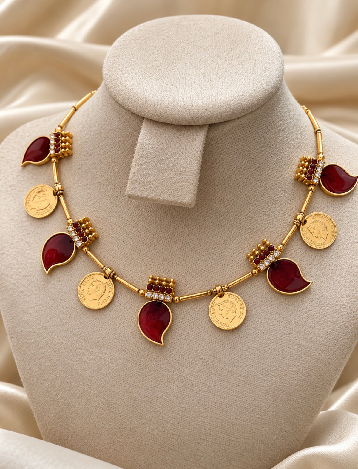NH0308 - Coin-mango necklace