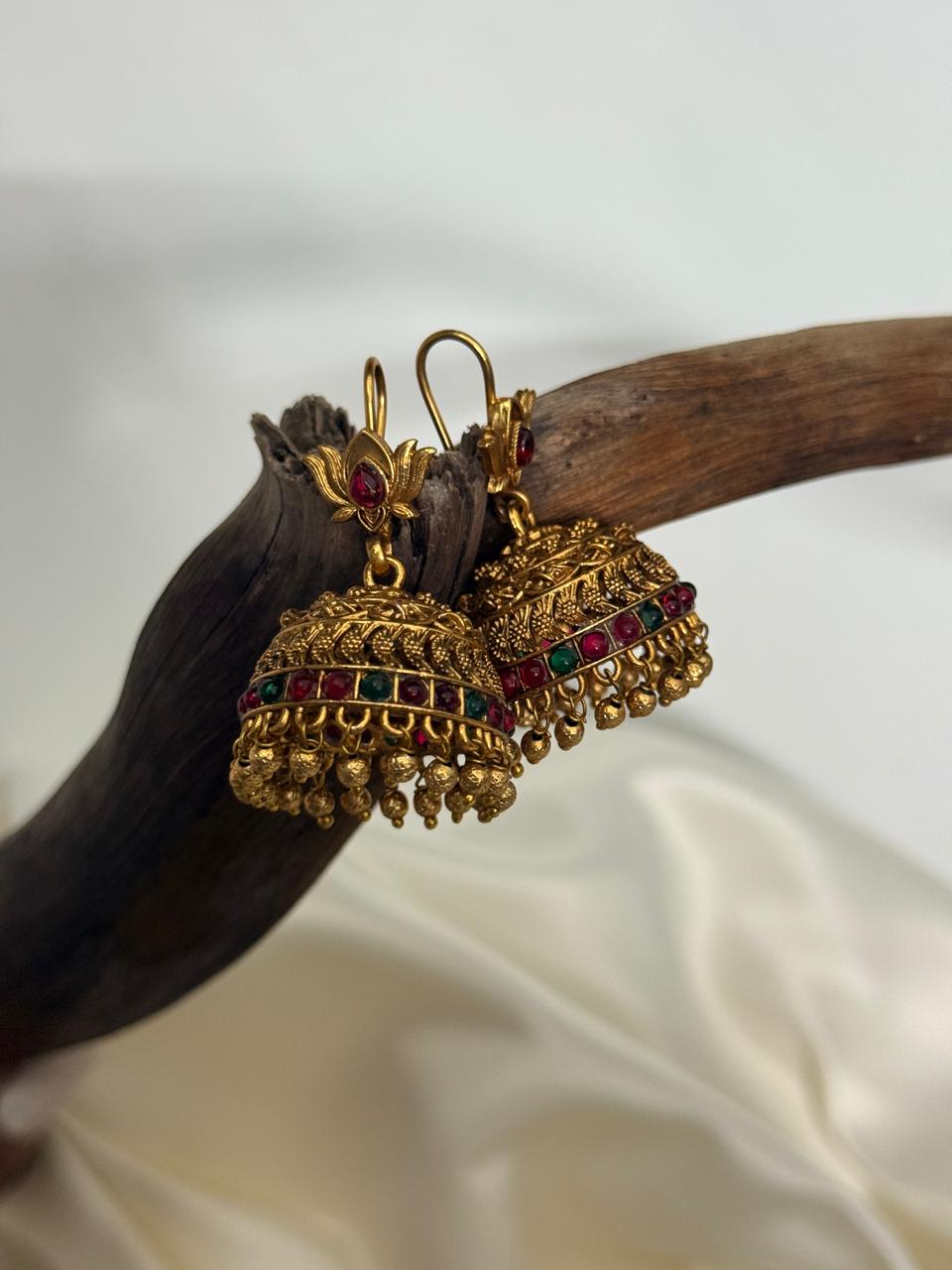 Multicolor Matte Hook Jhumka
