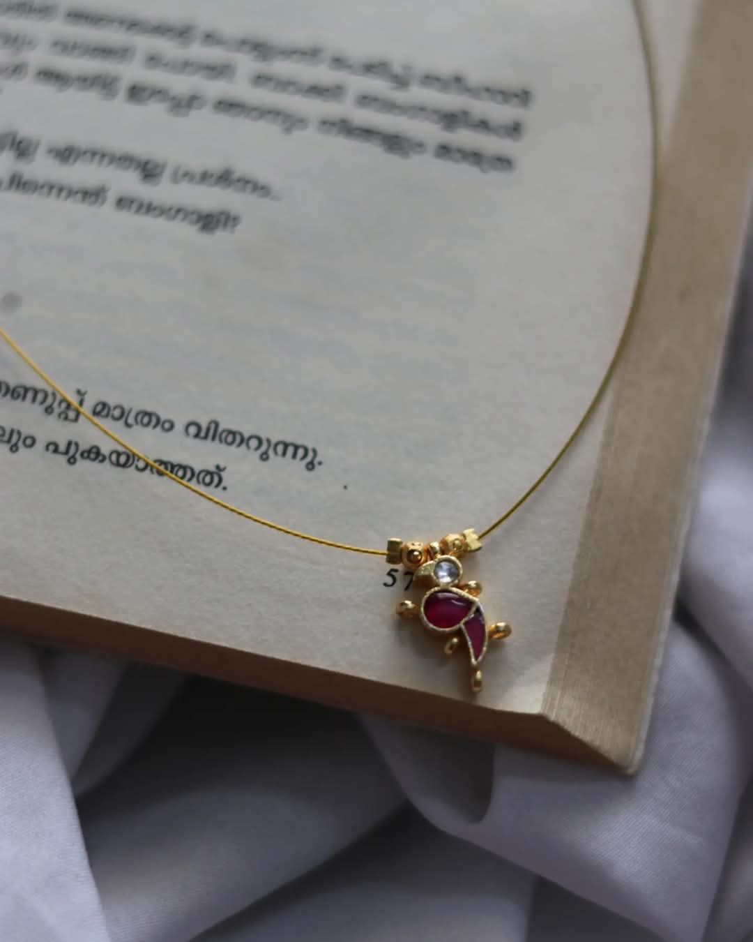 Jadau Kundan Peacock Pendant Handmade Necklace