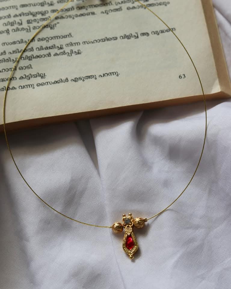 Single Nagapadam Pendant Handmade Necklace