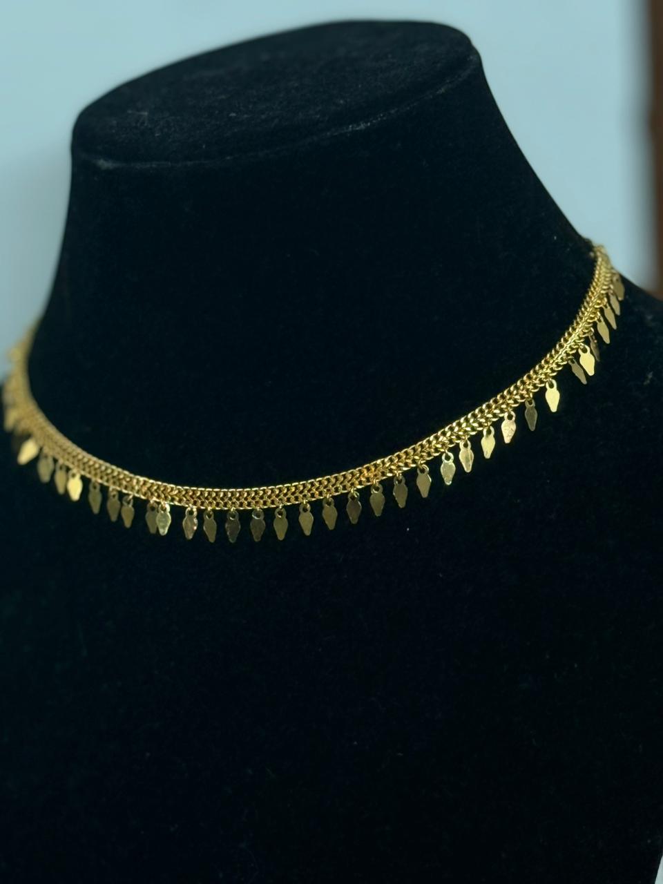 Gold polished Traditional one layer ilakka thali