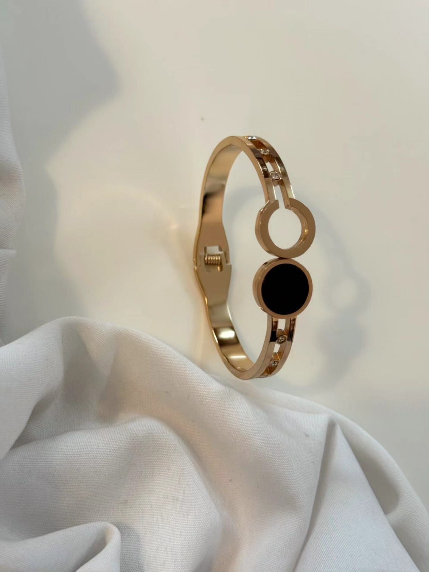Small Open Stone Bracelet