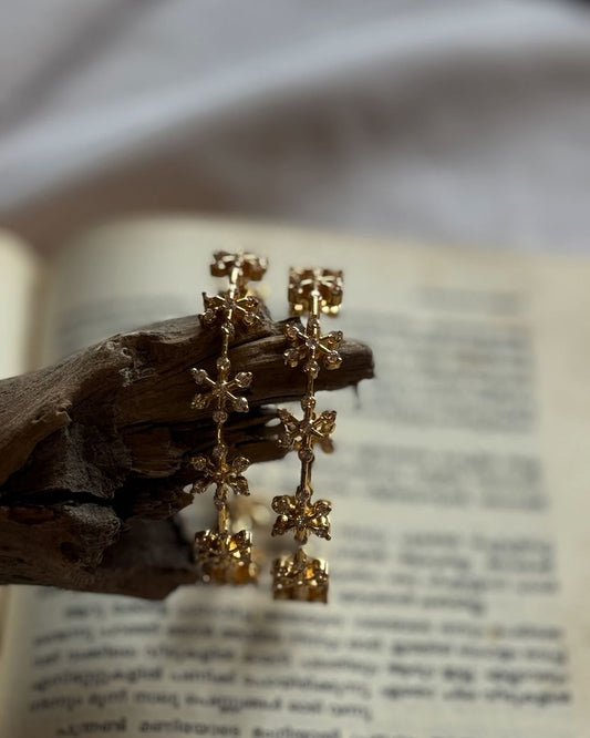 Ad Stone Star Gold Single  Bangles