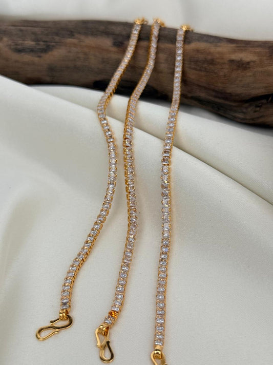 Full Stone Bracelet Design 2 Gold Bangles