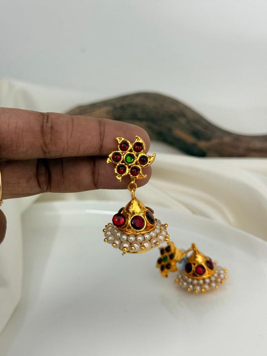 Single Layer Kemp Gold Jhumka