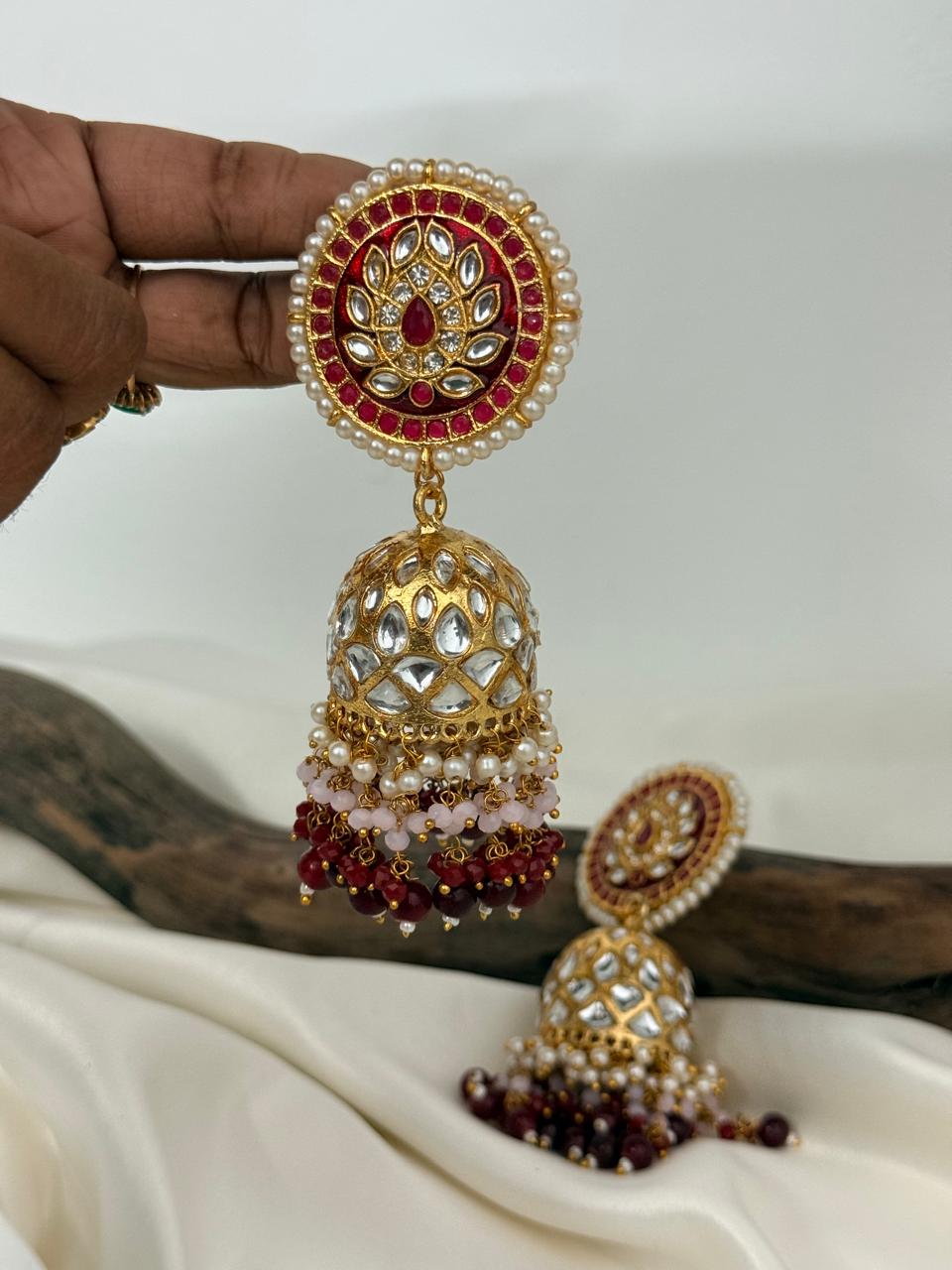 Jumbo Gold Jhumka – Keka Lifestyle