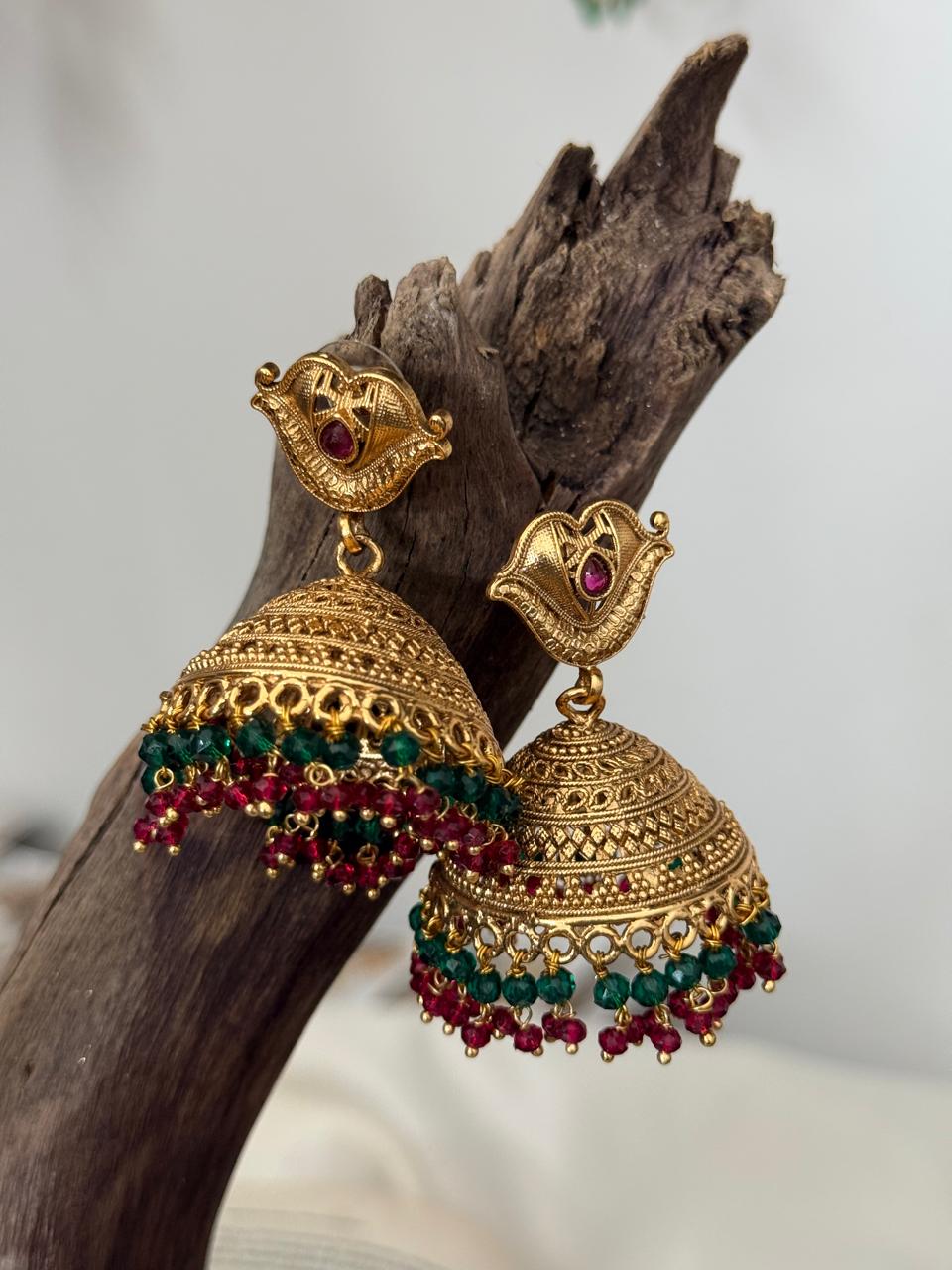 Multicolor Bridal Jhumka