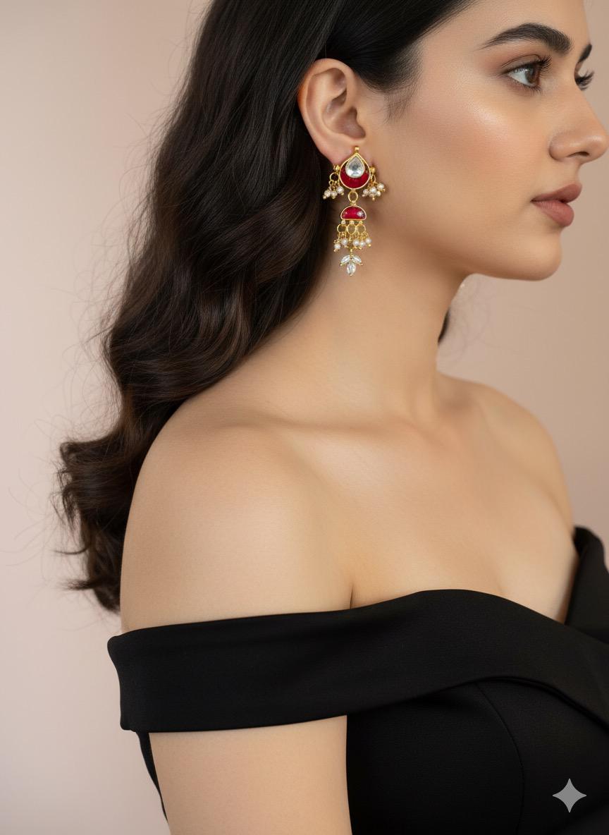 Jadau Kundan Earrings
