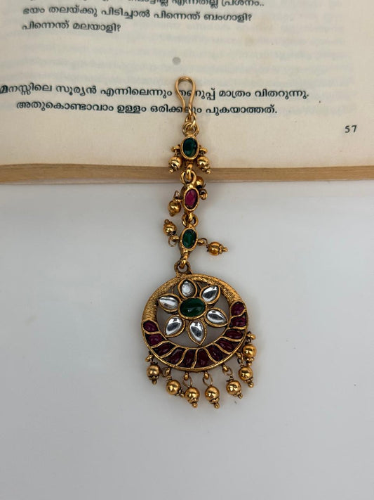 Non Idol Multicolor Krmp Stones With Golden Drops