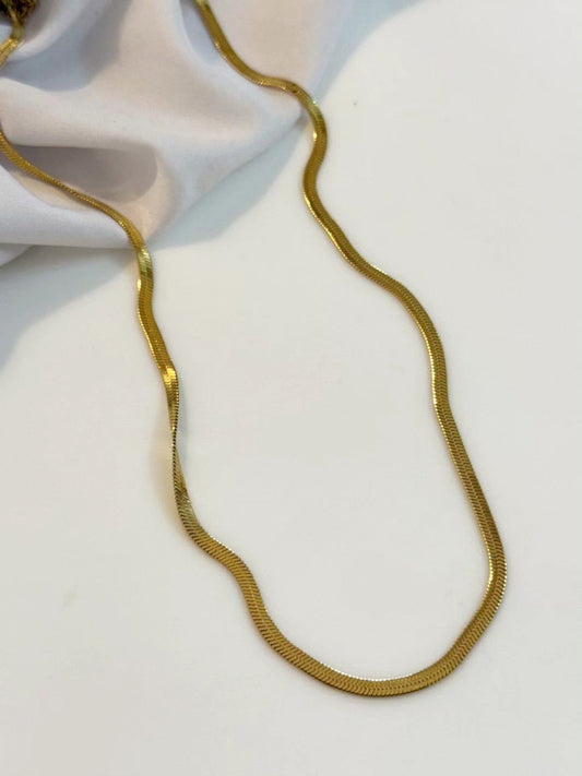 Anti-Tarnish Stainless Steel Sleek Snake Chain