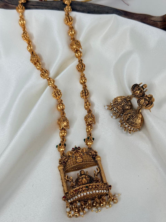 Lakshmi Mandir Haaram With Earrings