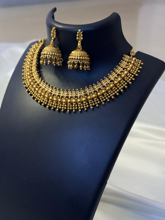 Bubble Necklace With Earrings