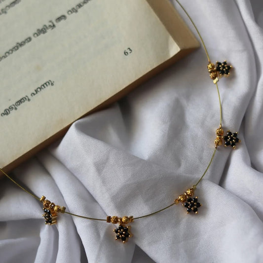 Black Star Pendants Handmade Necklace