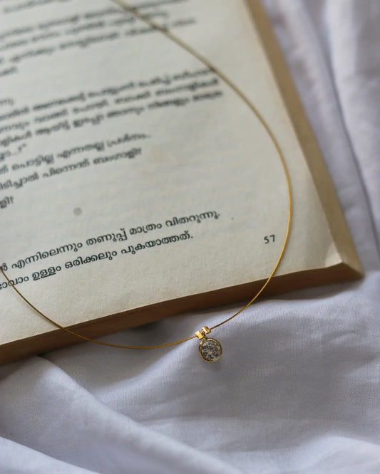 White Polki Drop Handmade Necklace