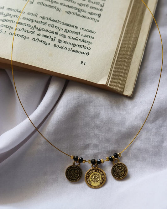 Mehendi Coins  Handmade Necklace