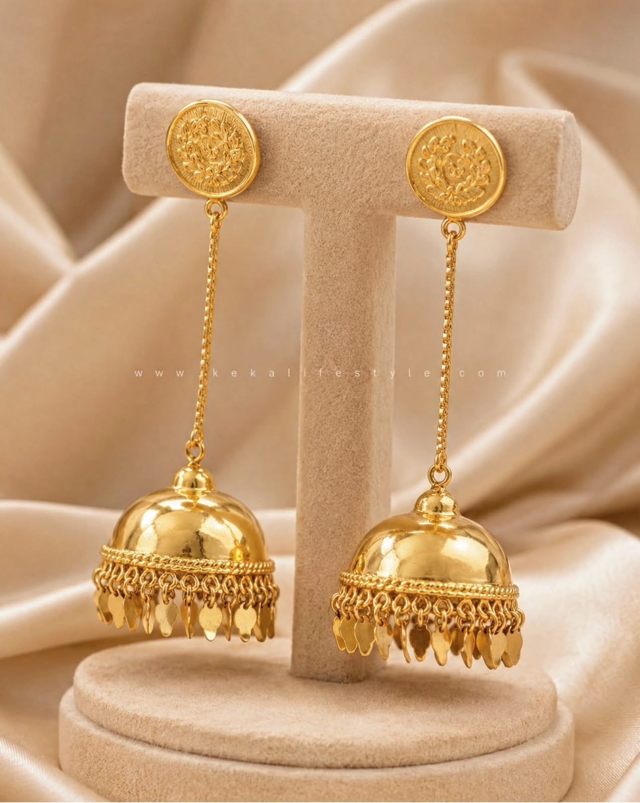 GPE0004 - Gold polished Jhumka