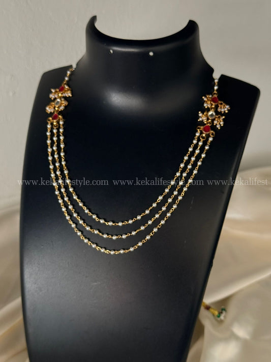 Premium Quality Jadau Kundan With Pearl Chain