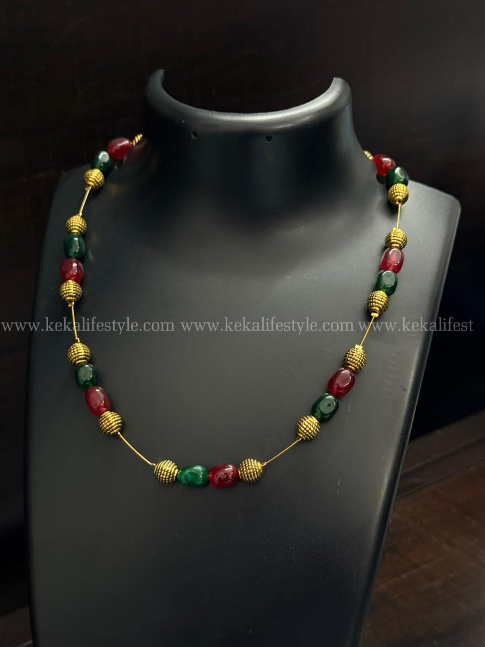 Jade stone necklace