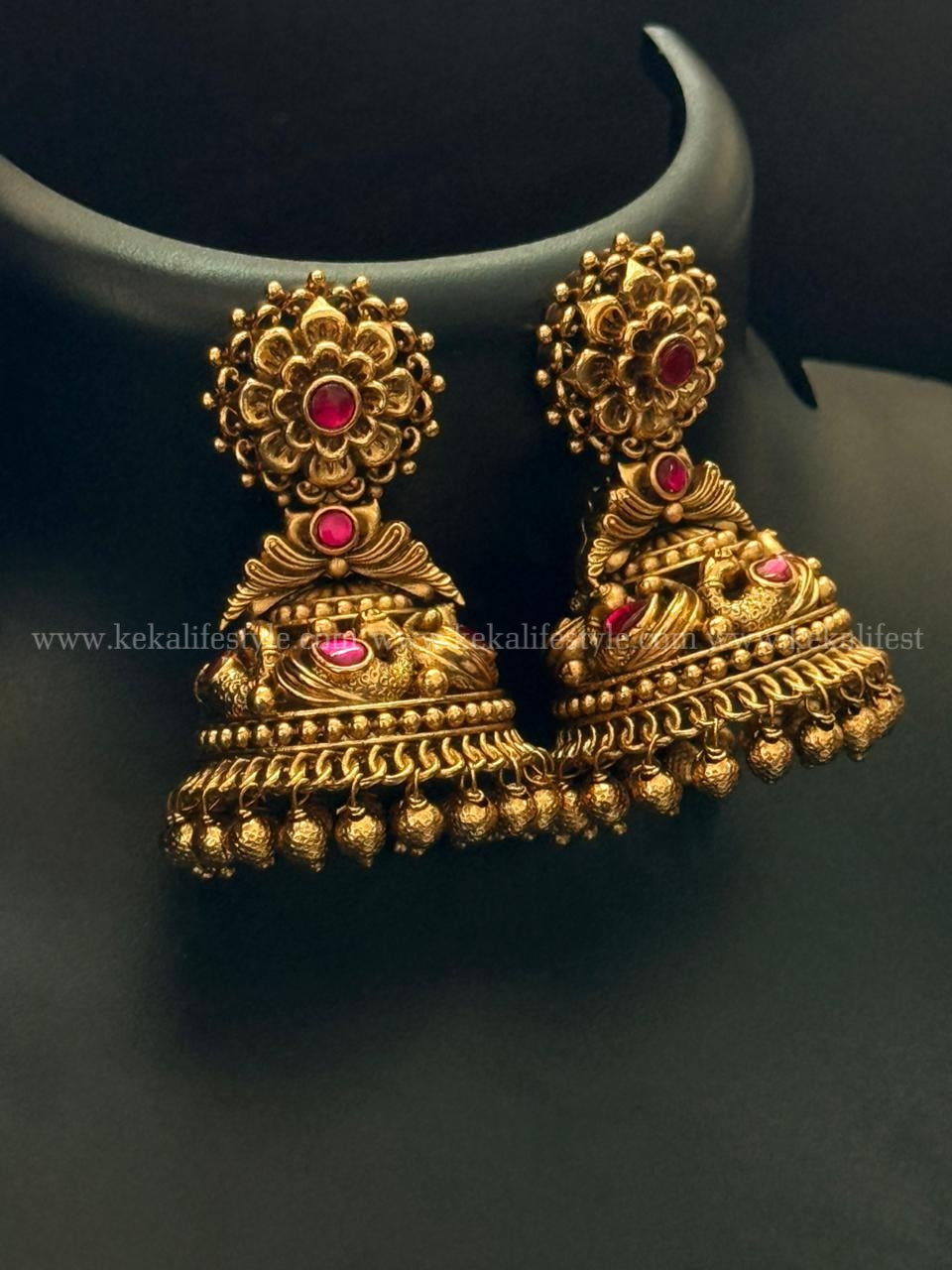 Premium quality matte finished bridal jhumka