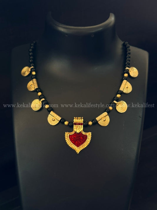 Palakka and coin necklace